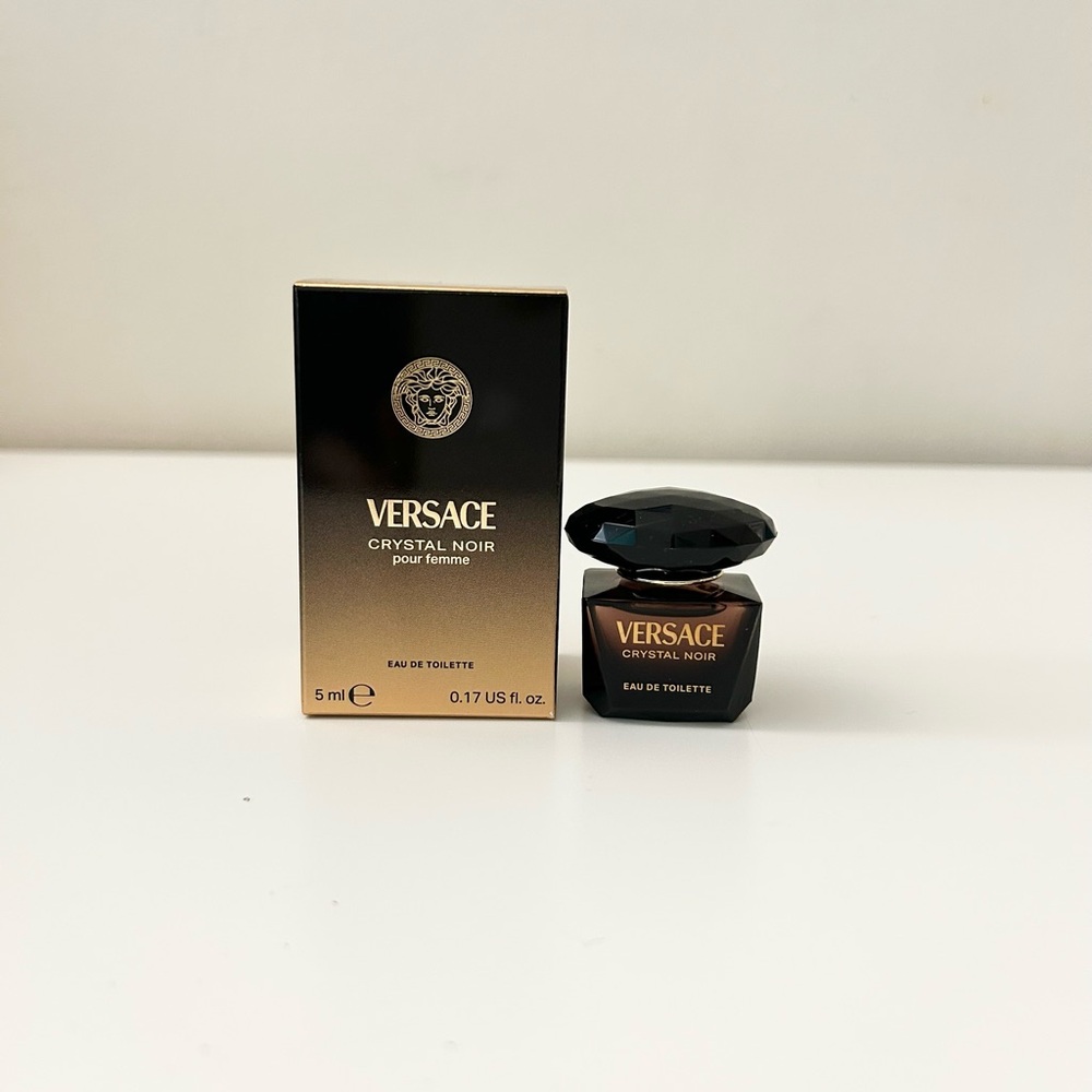 🌸VERSACE Crystal Noir Pour Femme EDT Dabber Deluxe Mini 5 mL